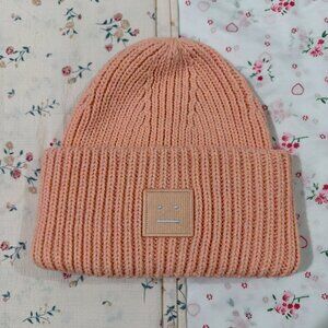 Acne Studios Biscuit Red Knit Cap